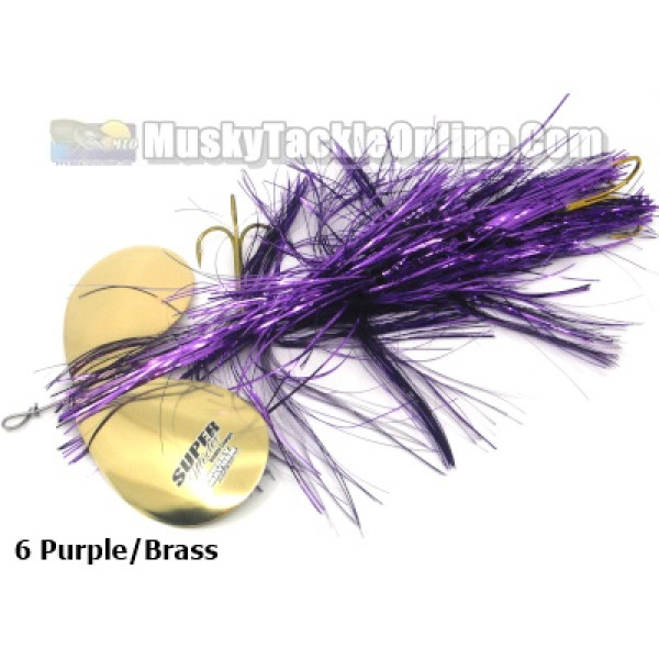 9.5 Musky Mayhem Double Cowgirl Double 10 Pike Bucktail Spinner